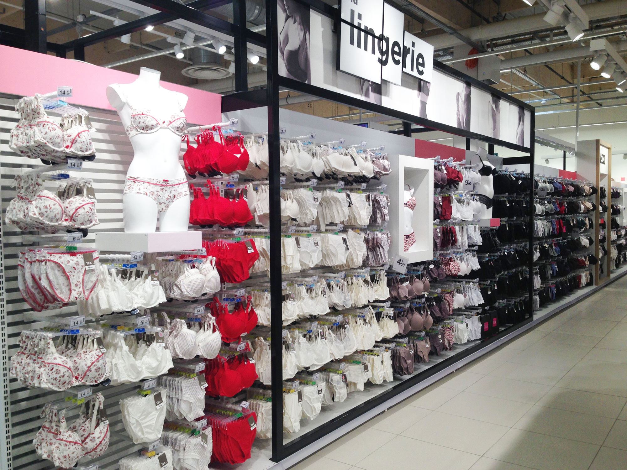 lingerie carrefour