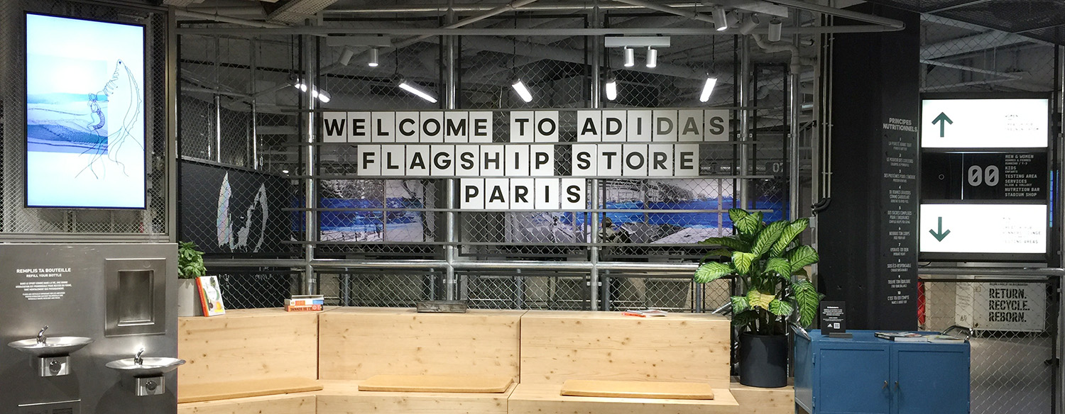 Le Flagship Store d'Adidas réinventé sur les Champs-Elysées 